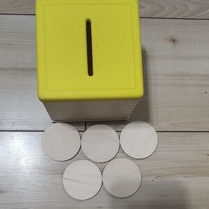 Lovevery Yellow Coin Drop Box for Kids